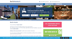 Desktop Screenshot of berlinhotels.it